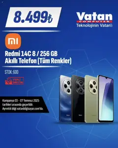 Vatan Bilgisayar İndirim - 03.07.2025 tarihinden itibaren geçerlidir | Sayfa: 2 | Ürünler: Telefon, Akıllı telefon