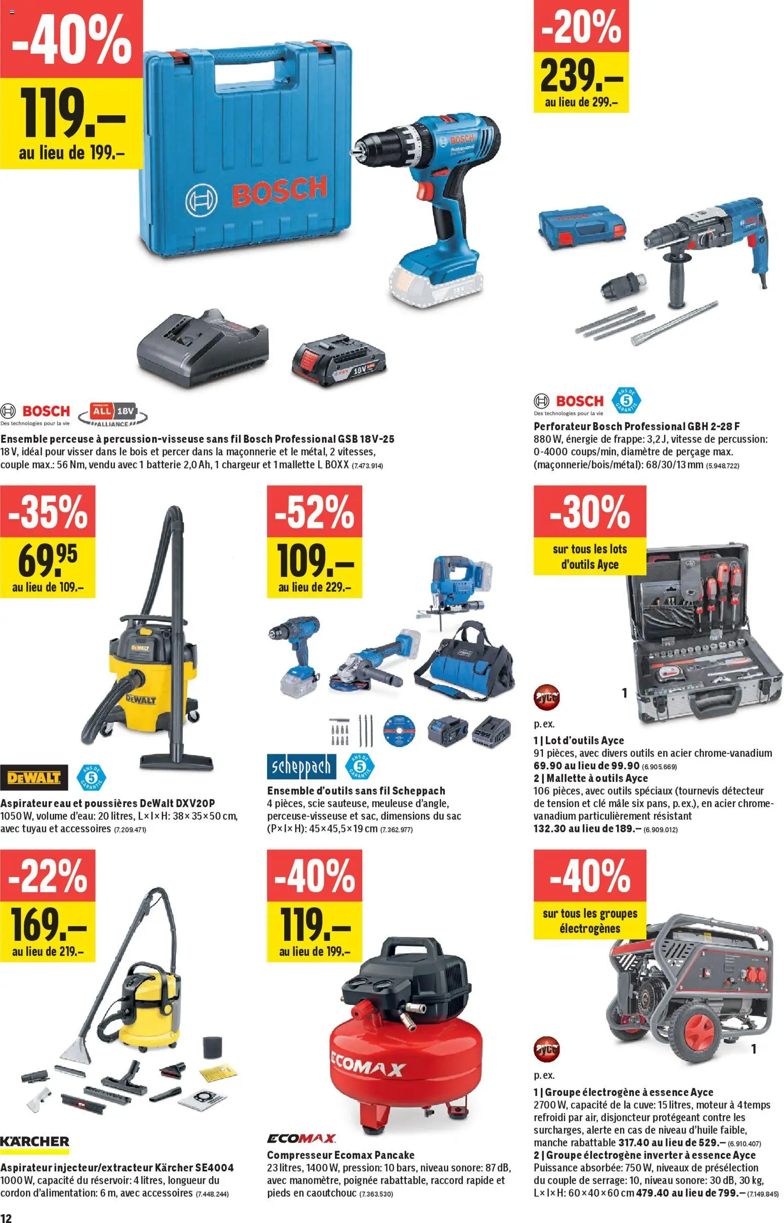 Jumbo Aktionen FR – gültig ab 20.11.2025 | Seite: 12 | Produkte: Batterie, Bosch