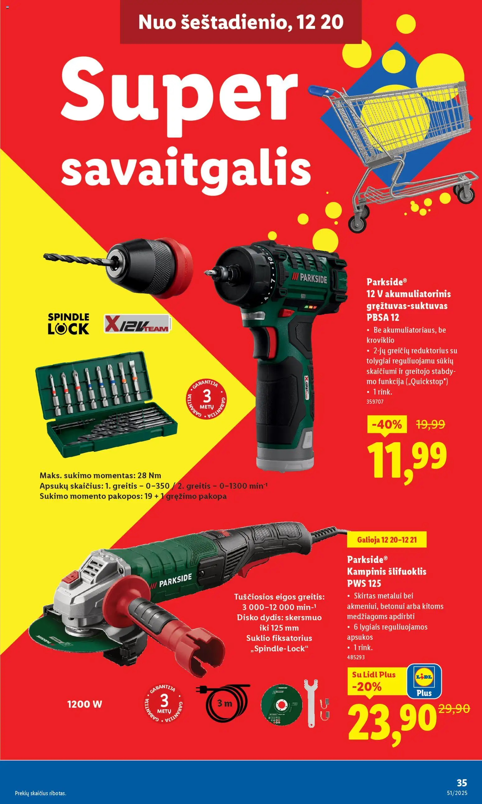 LIDL akcijos nuo 15.12.2025 | Puslapis: 35