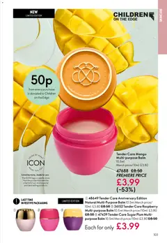 Preview of Oriflame - Offers valid from 15.04.2026 | Page: 103 | Products: Papier carton, Mango, Raspberry