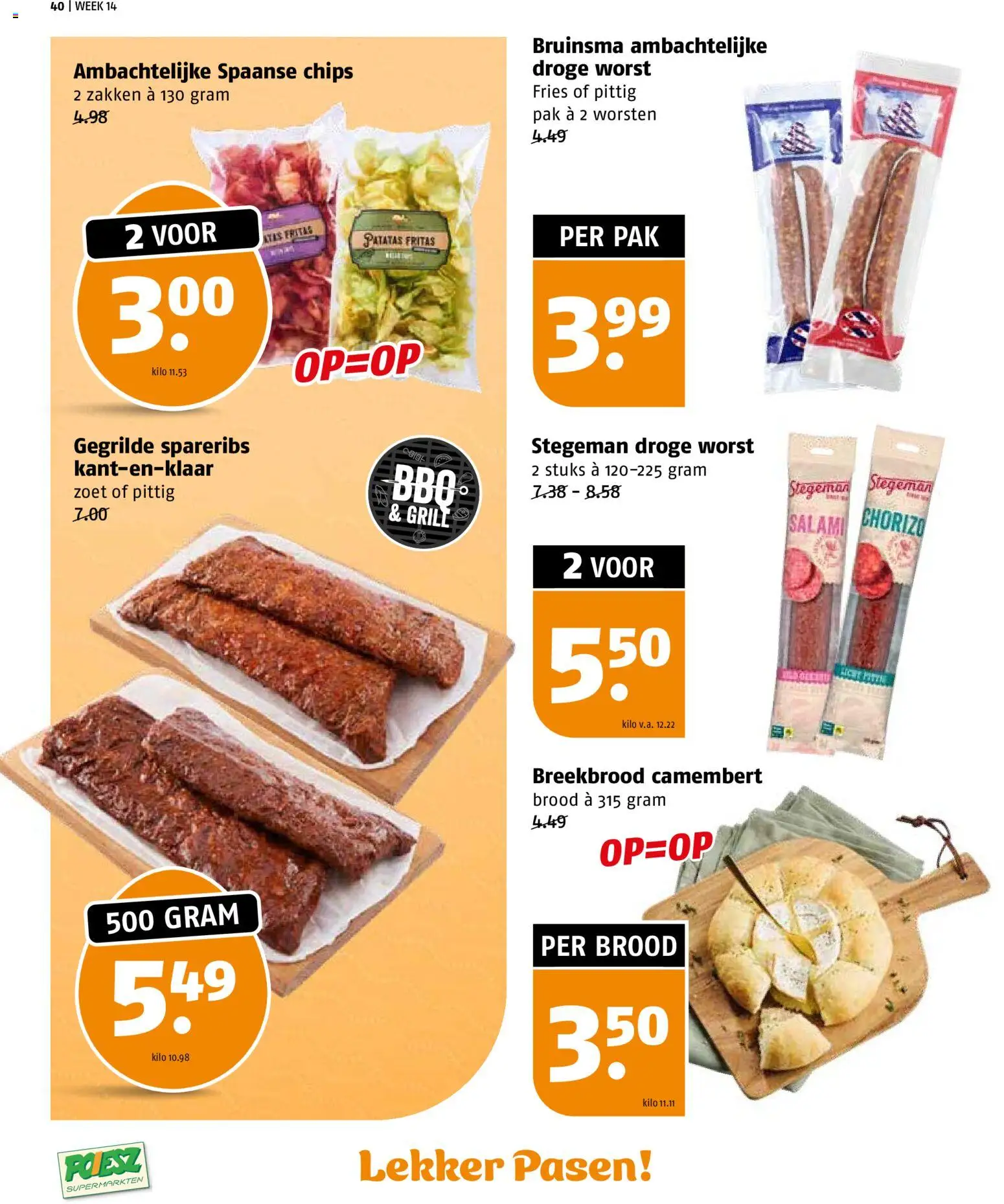 {H1} | Pagina: 40 | Producten: Brood, Chips, Worst, Grill