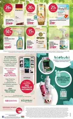Rossmann akciós újság - amely érvényes a következő dátumtól: 13.04.2026 | Oldal: 16