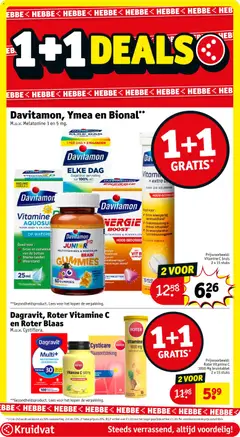 Davitamon ENERGIE BOOST, VITAMINES & MINERALEN HOOG GEDOSEERD - Voorbeeld van een folder van Kruidvat, geldig van 03.03.2026 | Pagina: 6
