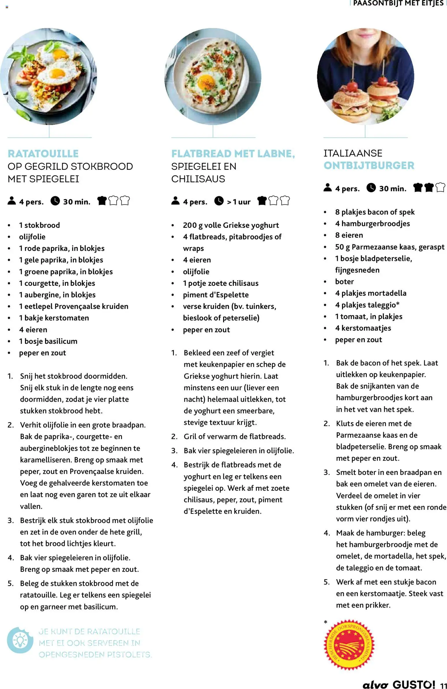 {H1} | Pagina: 11 | Producten: Stokbrood, De oven, Peper, Yoghurt