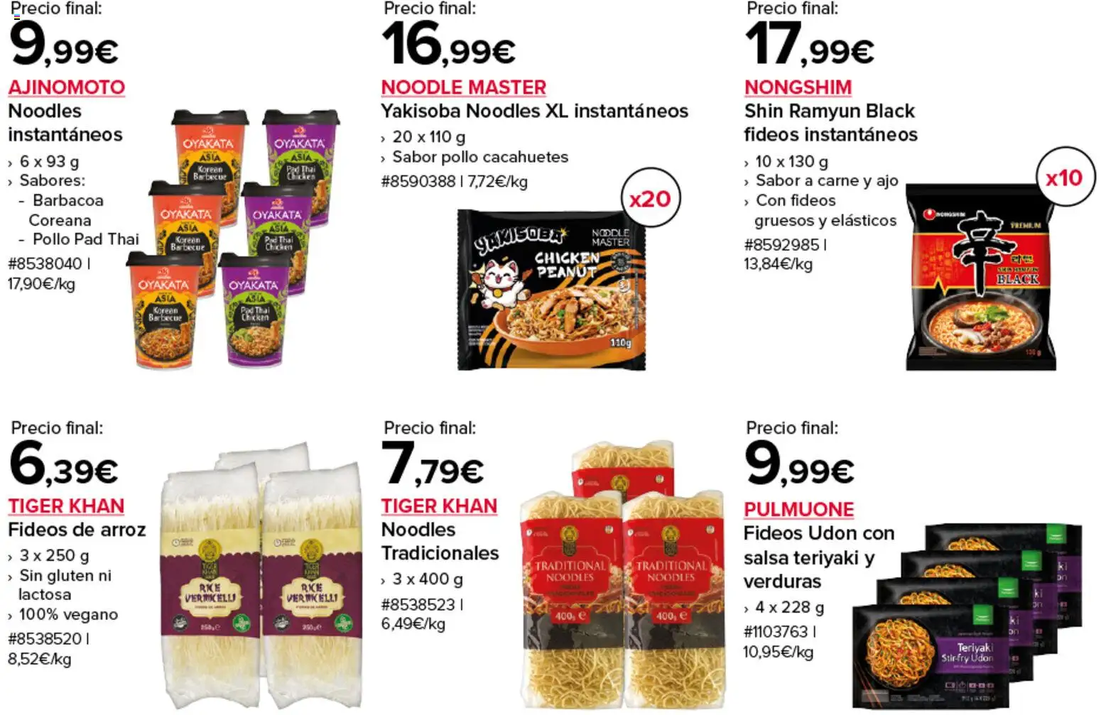 Costco catálogo │ válido desde el 27.01.2026 | Página: 7 | Productos: Arroz, Fideos, Fideos de arroz, Barbacoa