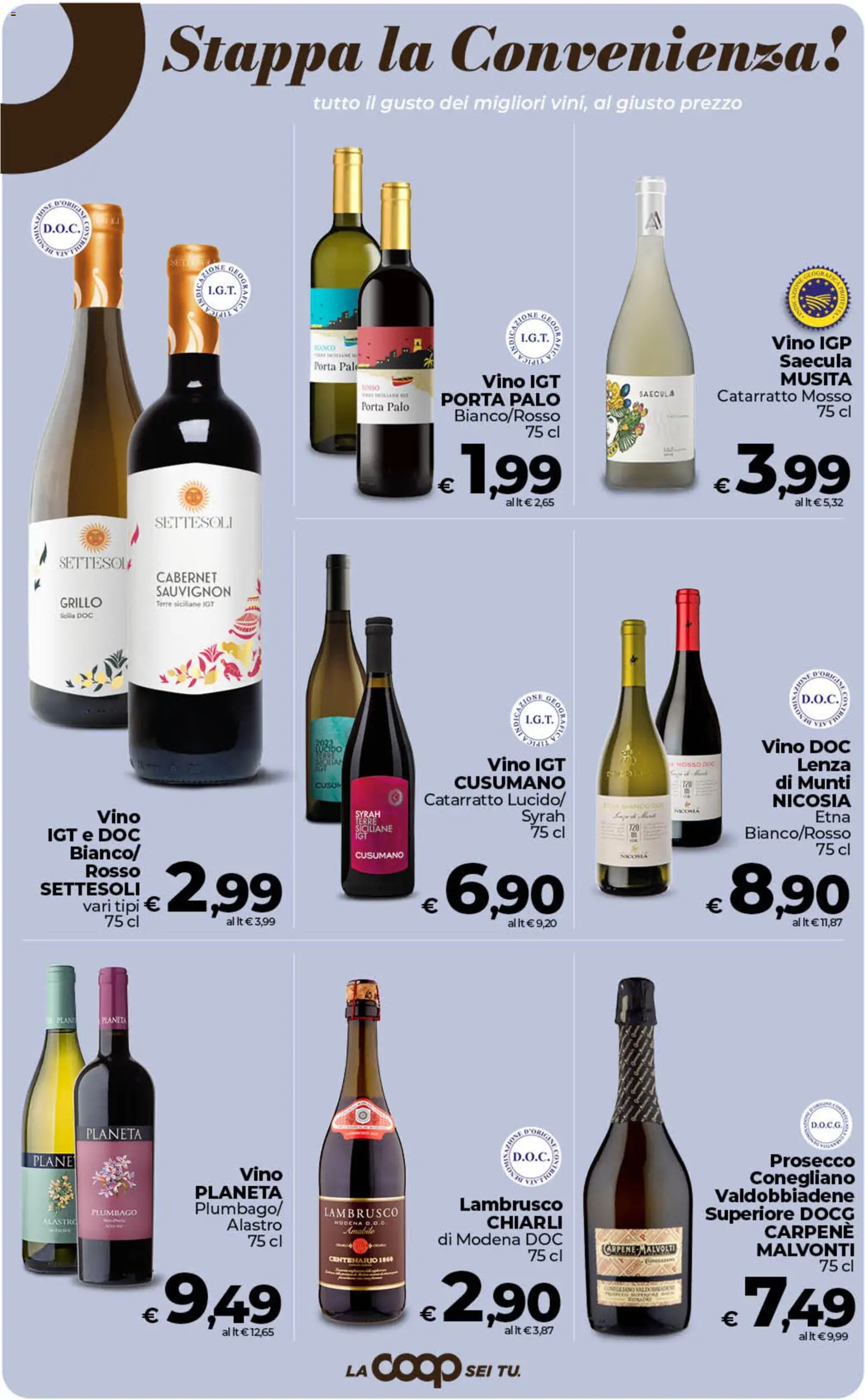 Volantino COOP del 24.02.2026 | Pagina: 34 | Prodotti: Prosecco, Vino