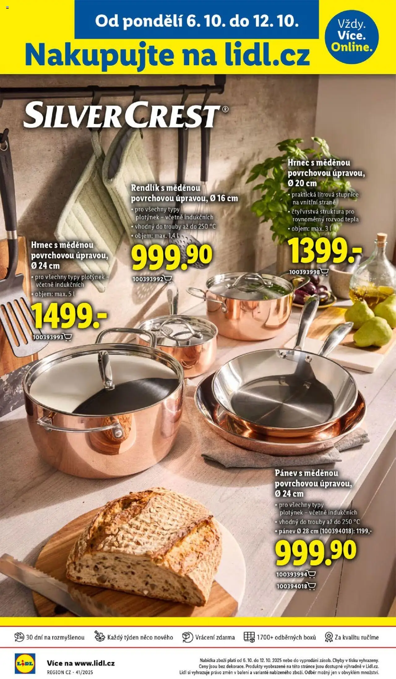 Lidl leták od 06.10.2025 | Strana: 36 | Produkty: Pánev, Hrnec, Rendlík