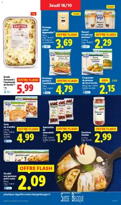 LIDL - Prévisualisation de Fromage suisse Appenzeller (5), Fromage suisse Appenzeller, 200 g, 32% Mat. Gr. sur produit fini valide à partir de 16.10.2025 | Page: 33