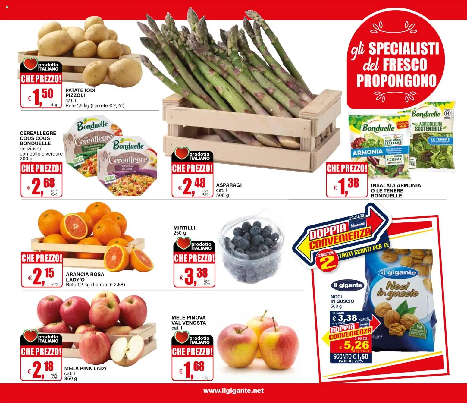 Volantino Il Gigante del 23.04.2026 | Pagina: 9 | Prodotti: Pollo, Mele, Patate, Verdure