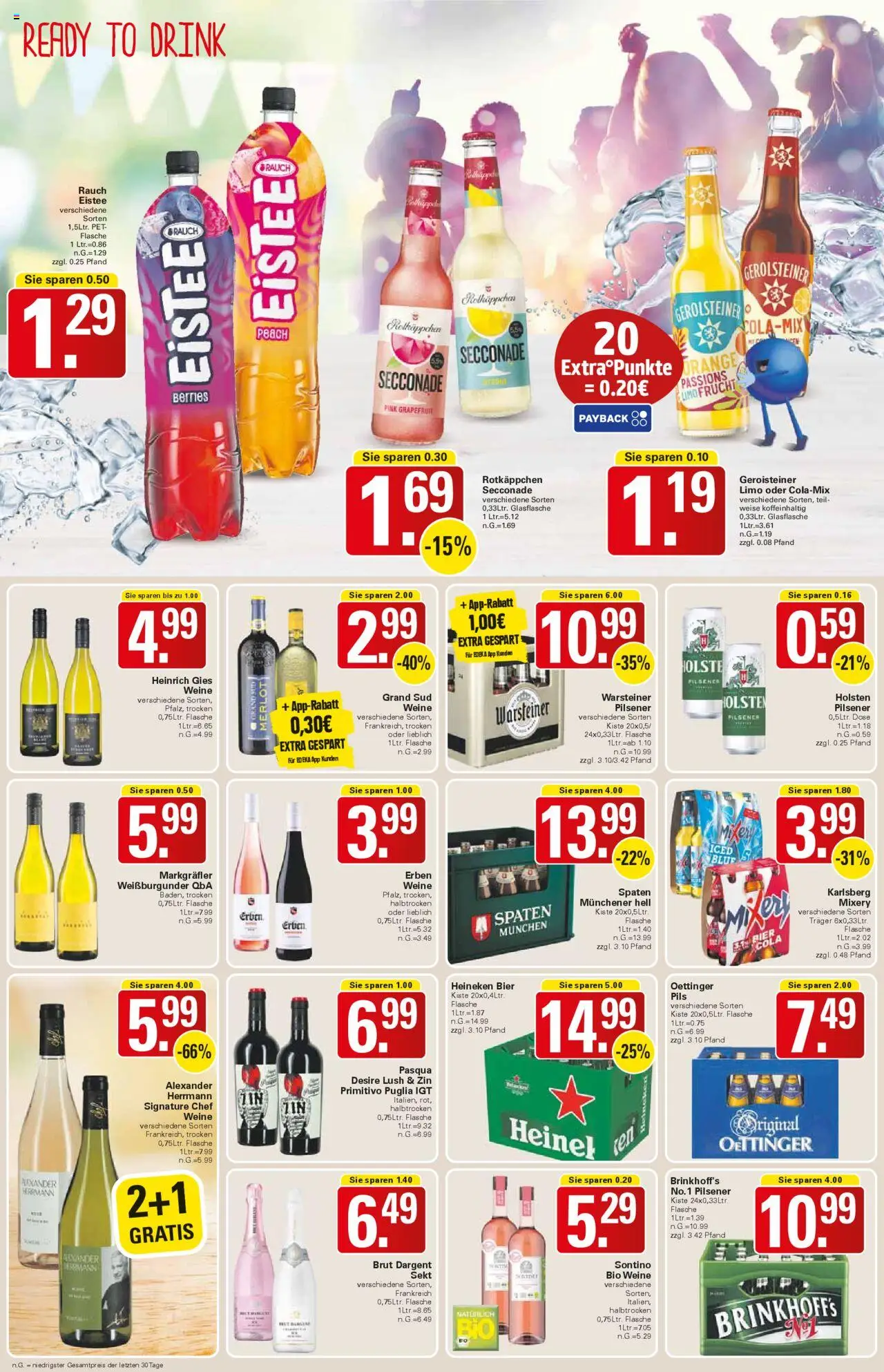 WEZ Prospekt – gültig ab 15.09.2025 | Seite: 14 | Produkte: Merlot, Pils, Oettinger, Brut dargent