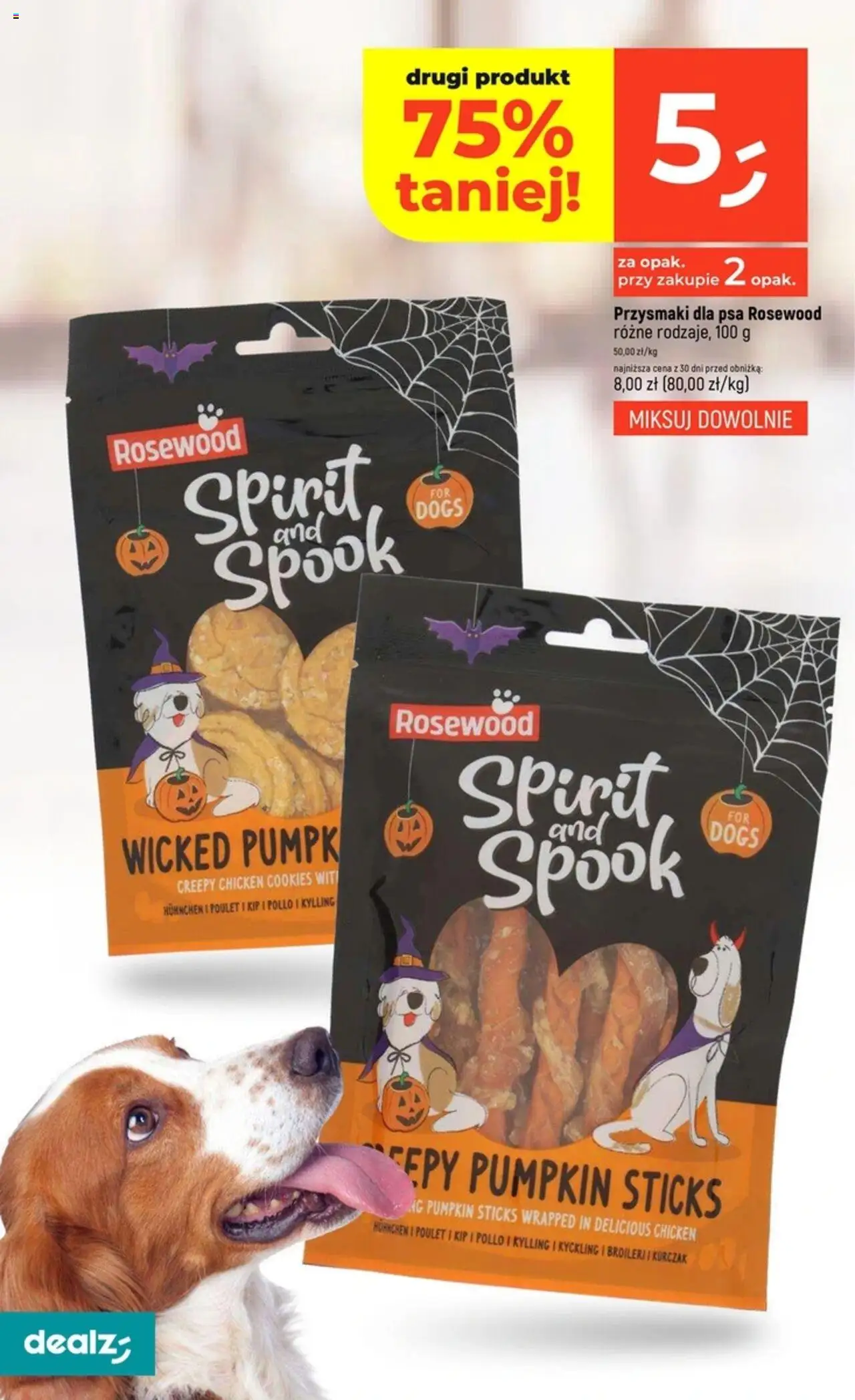 Dealz Gazetka od 16.10.2025 | Strona: 28 | Produkty: Kurczak, Przysmaki dla psa