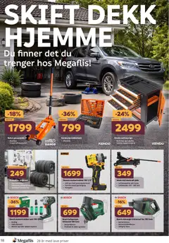 Forhåndsvisning av Megaflis kundeavis gyldig fra 05.03.2026 | Side: 18 | Produkter: Støvsuger, Batteri