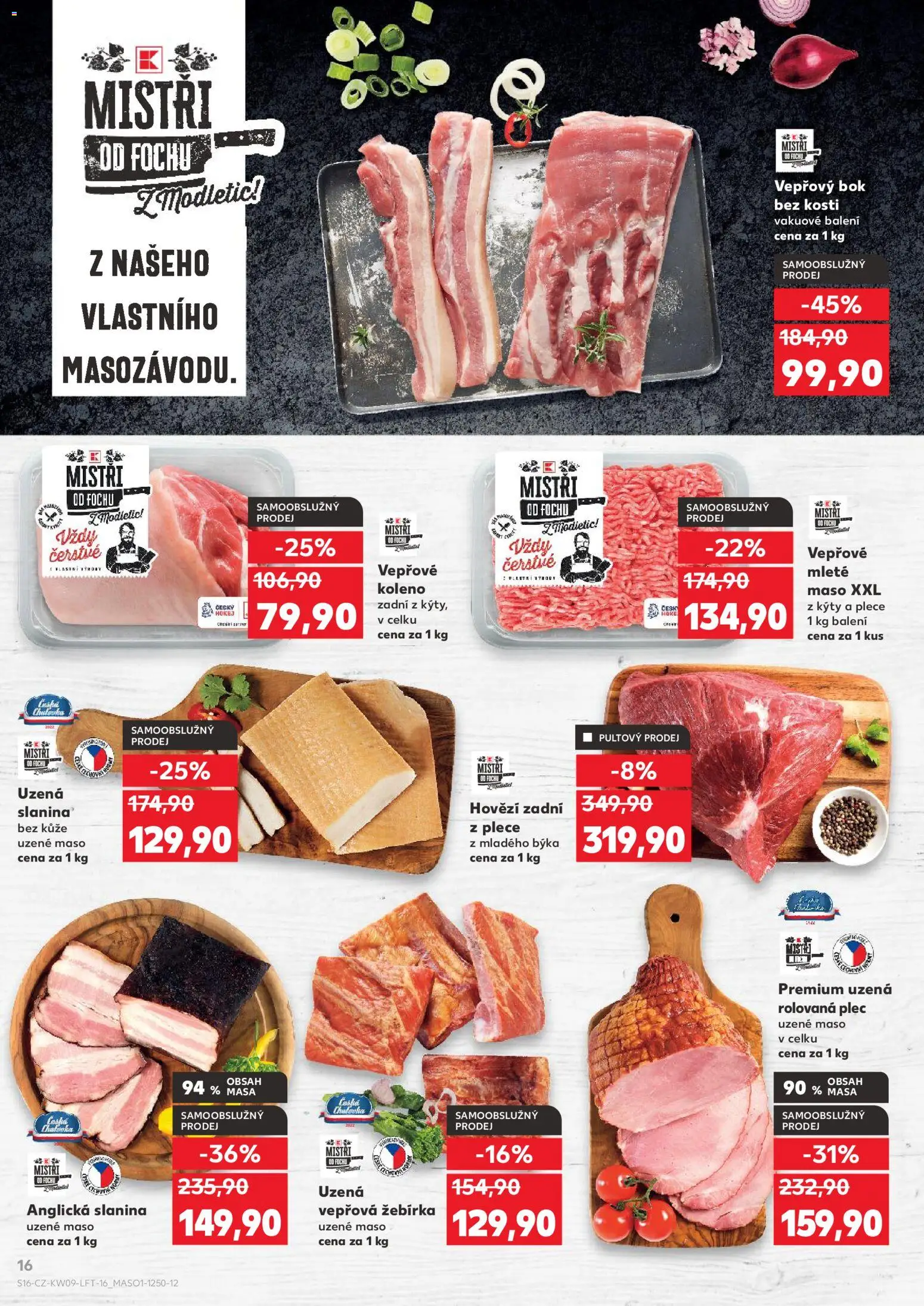 Kaufland leták - Kolín od 25.02.2026 | Strana: 16 | Produkty: Vepřové koleno, Vepřový bok, Vepřové koleno zadní, Mleté maso