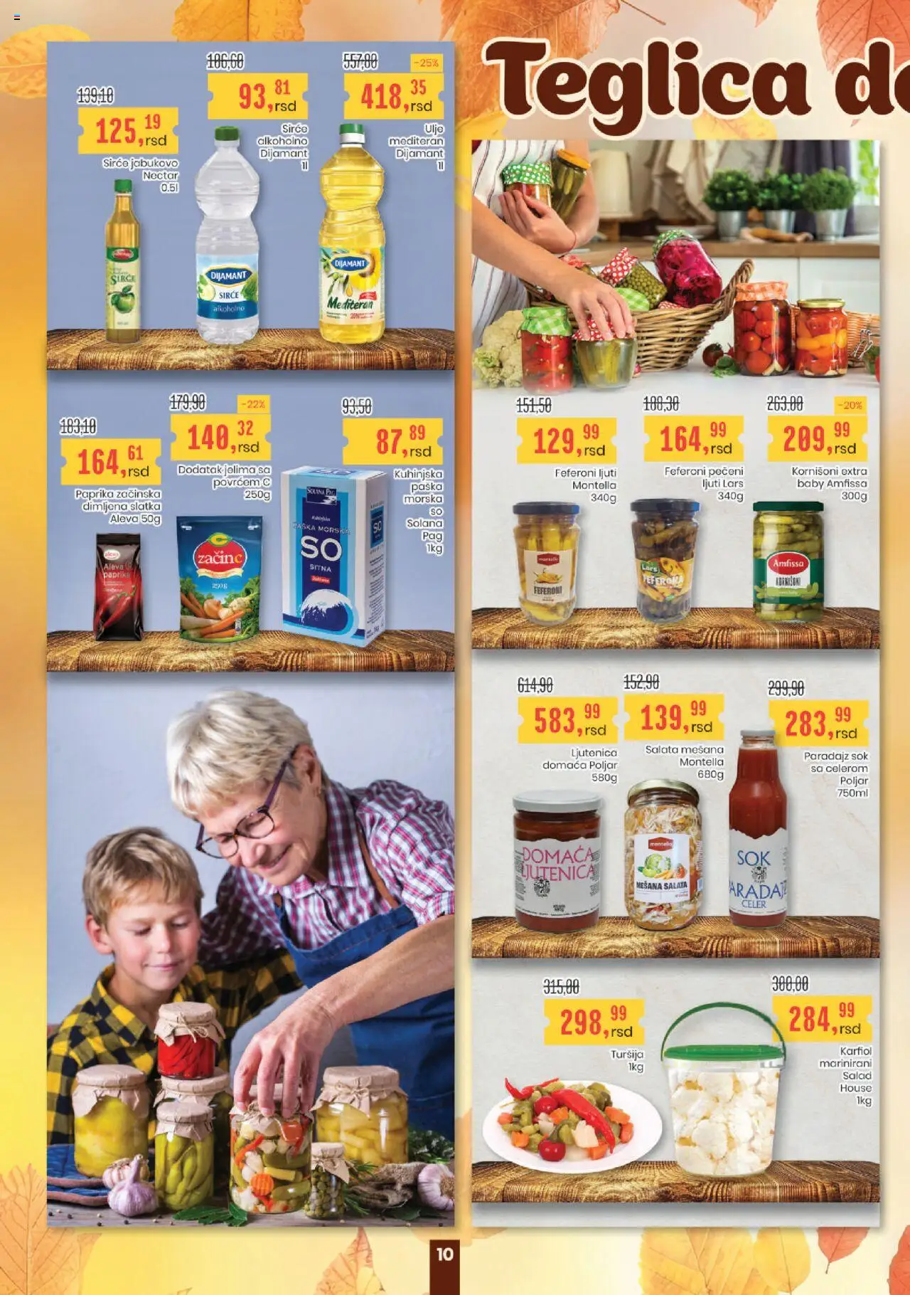 Aroma Market katalog - važi od 16.10.2025 | Strana: 10 | Proizvode: Karfiol, Kornišoni, Ljutenica, Celer