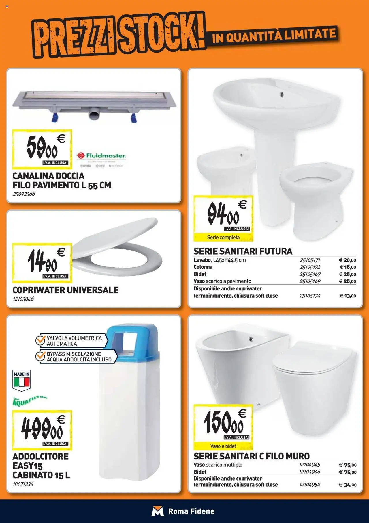 Volantino TECNOMAT del 24.09.2025 | Pagina: 3 | Prodotti: Pavimento, Acqua, Doccia, Vaso