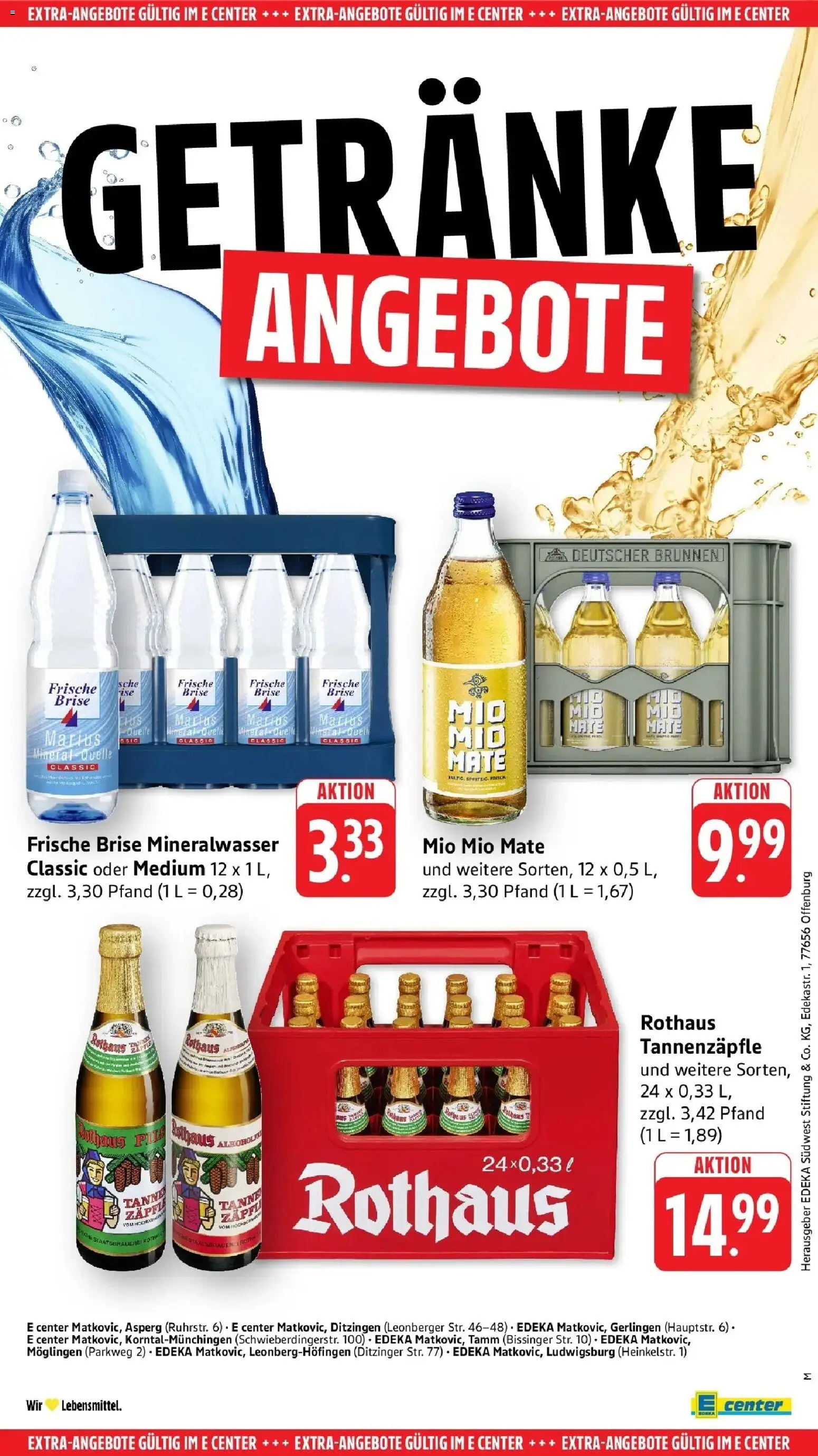 Edeka prospekt Möglingen	 – gültig ab 01.03.2026 | Seite: 49 | Produkte: Mio mio mate, Mineralwasser