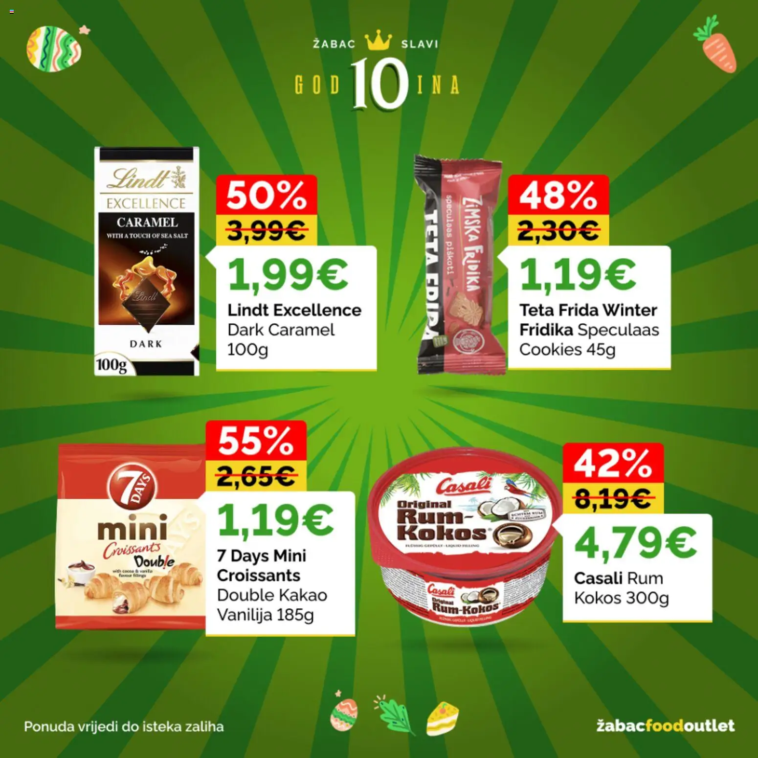 Žabac katalog | vrijedi od 30.03.2026 | Stranica: 10 | Proizvodi: Lindt, Rum, Kakao