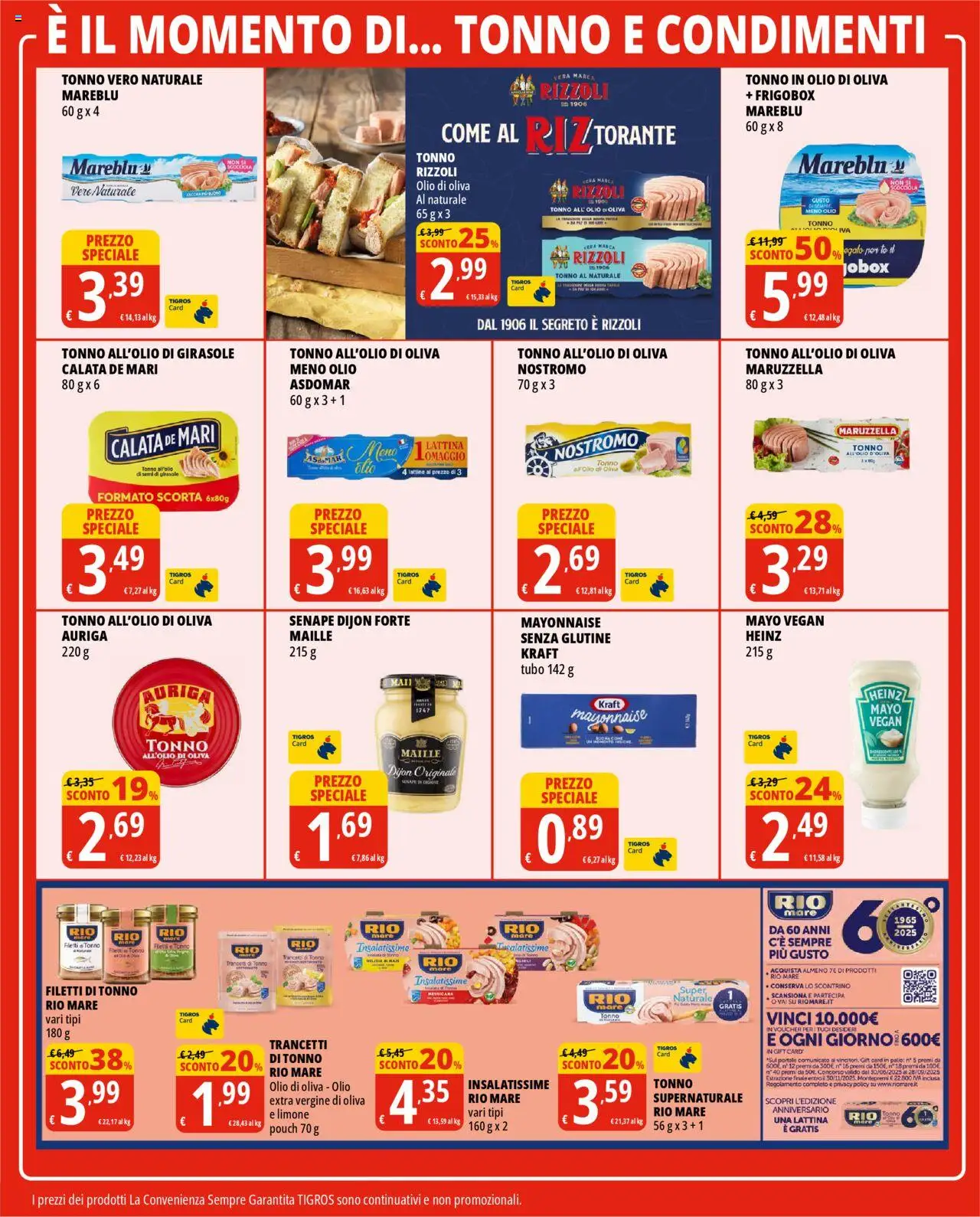 Volantino Tigros del 31.07.2025 | Pagina: 19 | Prodotti: Limone, Olio, Tonno al naturale, Senape