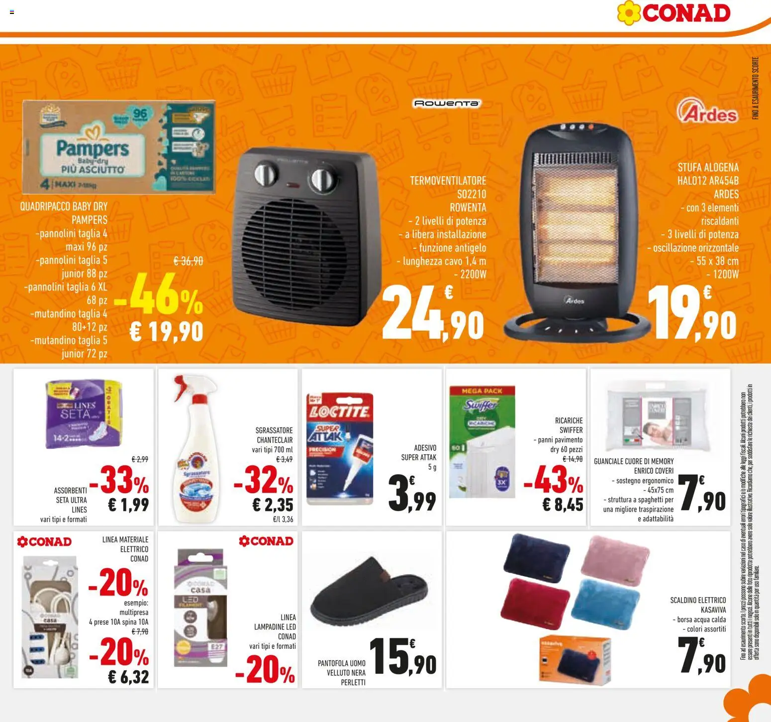 Volantino Conad del 06.11.2025 | Pagina: 29 | Prodotti: Sgrassatore, Stufa, Cavo, Borsa