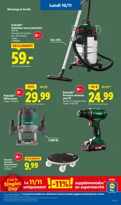 LIDL - Prévisualisation de LIDL catalogue semaine 45 valide à partir de 06.11.2025 | Page: 83 | Produits: Aspirateur, Aspirateur eau et poussière, Batterie