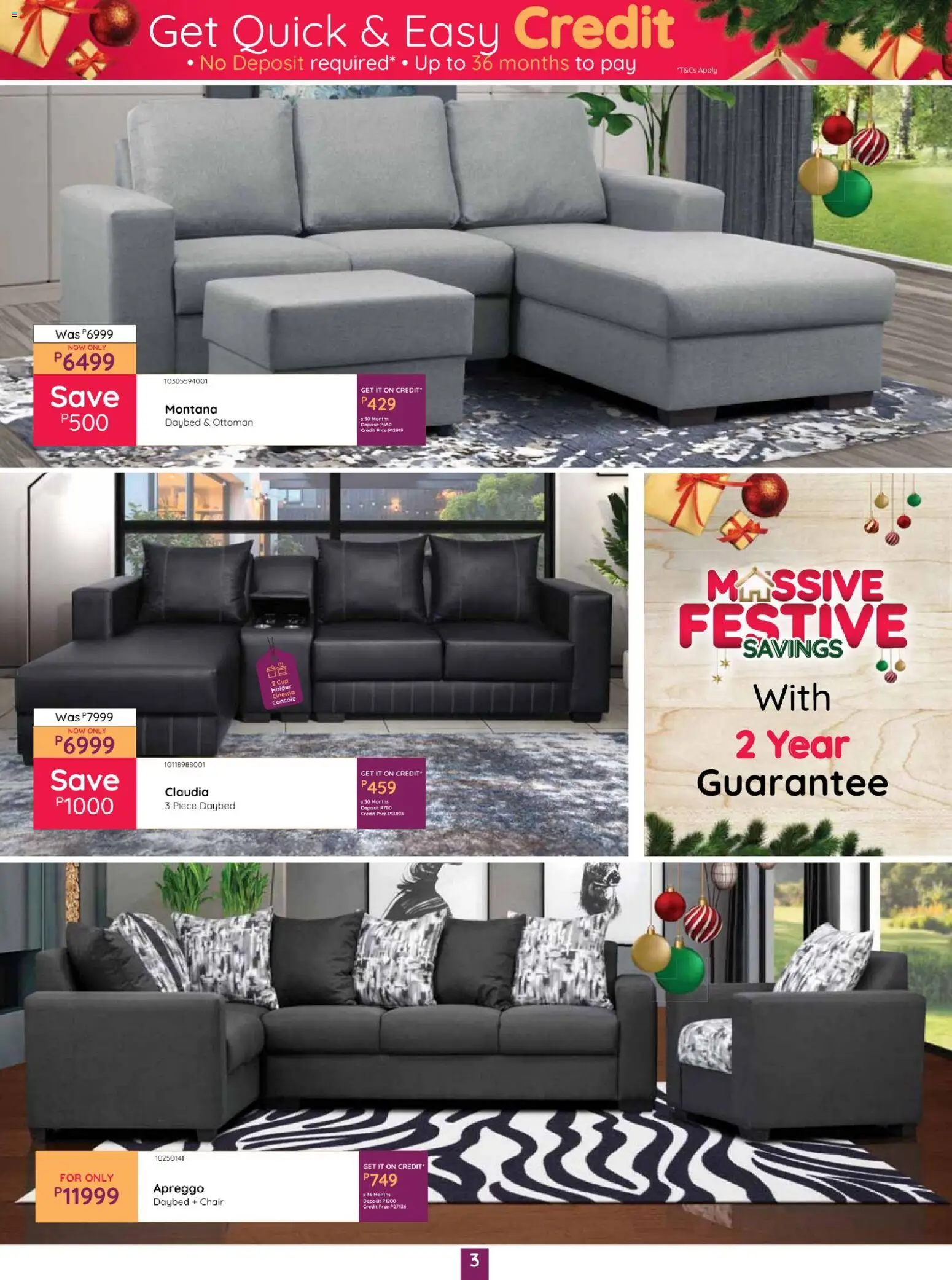 New Bradlows catalogue – valid from 02.12.2025 | Page: 3 | Products: Chair, Ottoman