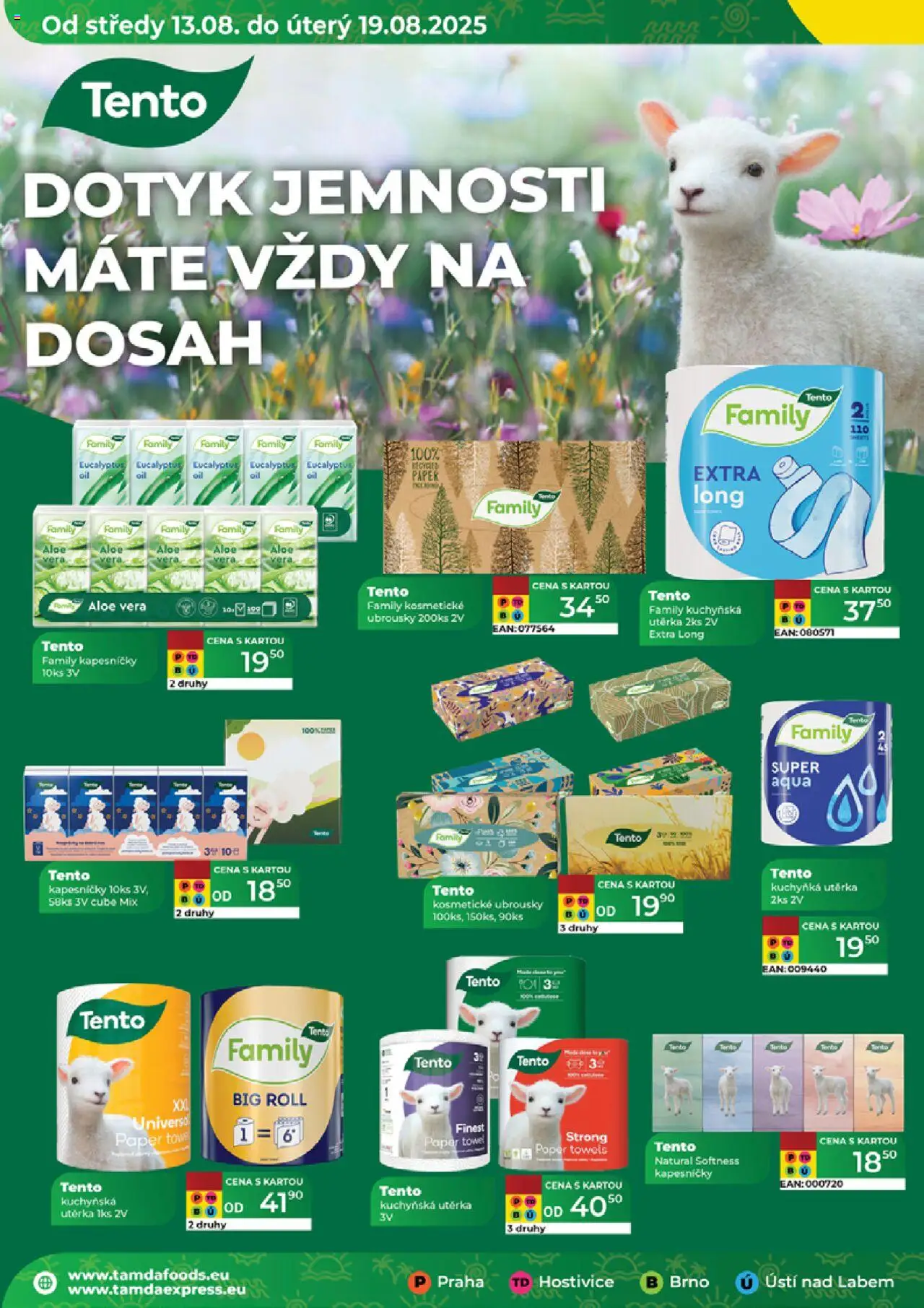Tamda Foods leták od 13.08.2025 | Strana: 38 | Produkty: Kuchyňka, Finest, Aloe vera, Utěrka