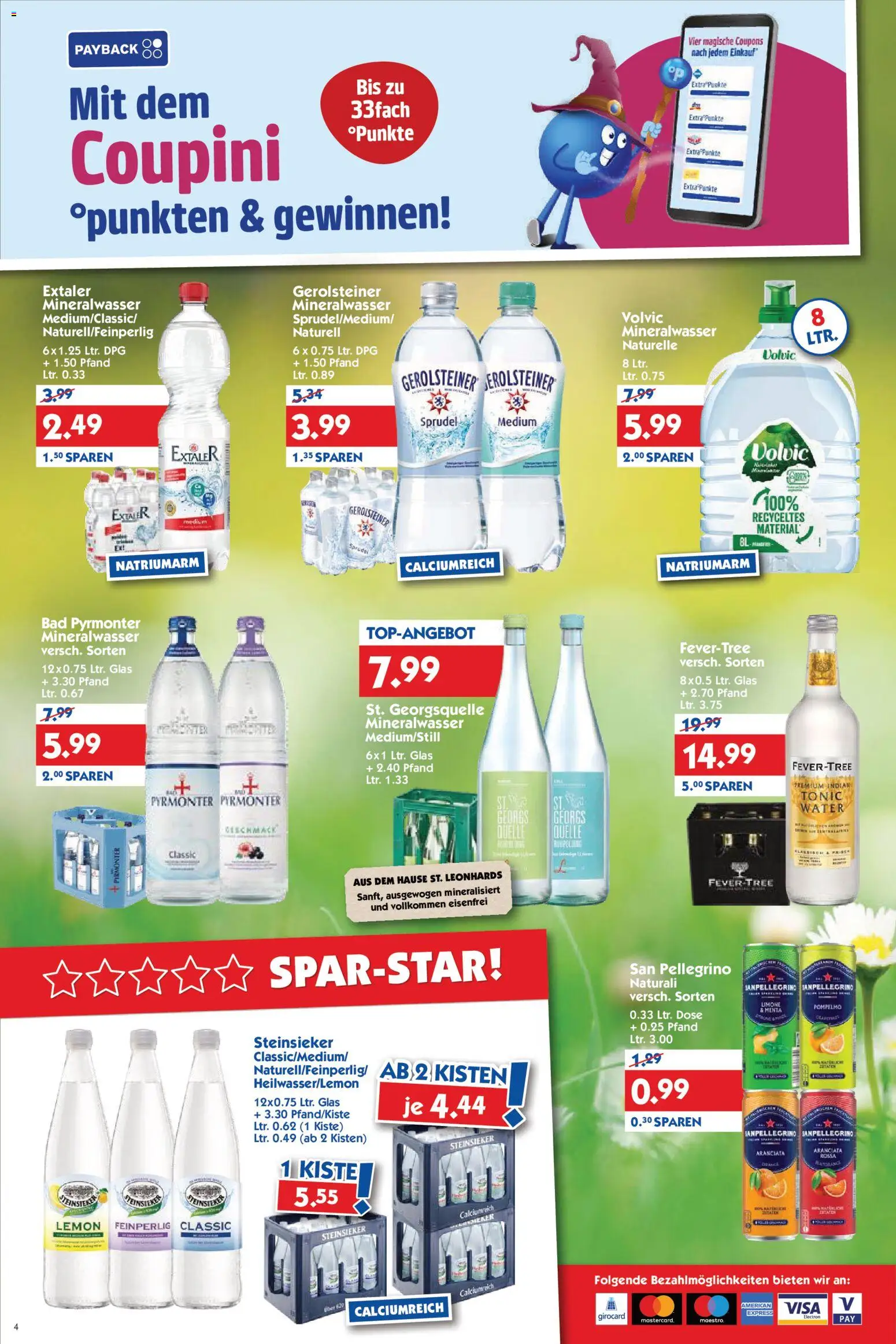 HOL’AB! Prospekt 	 – gültig ab 27.04.2026 | Seite: 4 | Produkte: Mineralwasser, Grapefruit, Volvic, Gerolsteiner