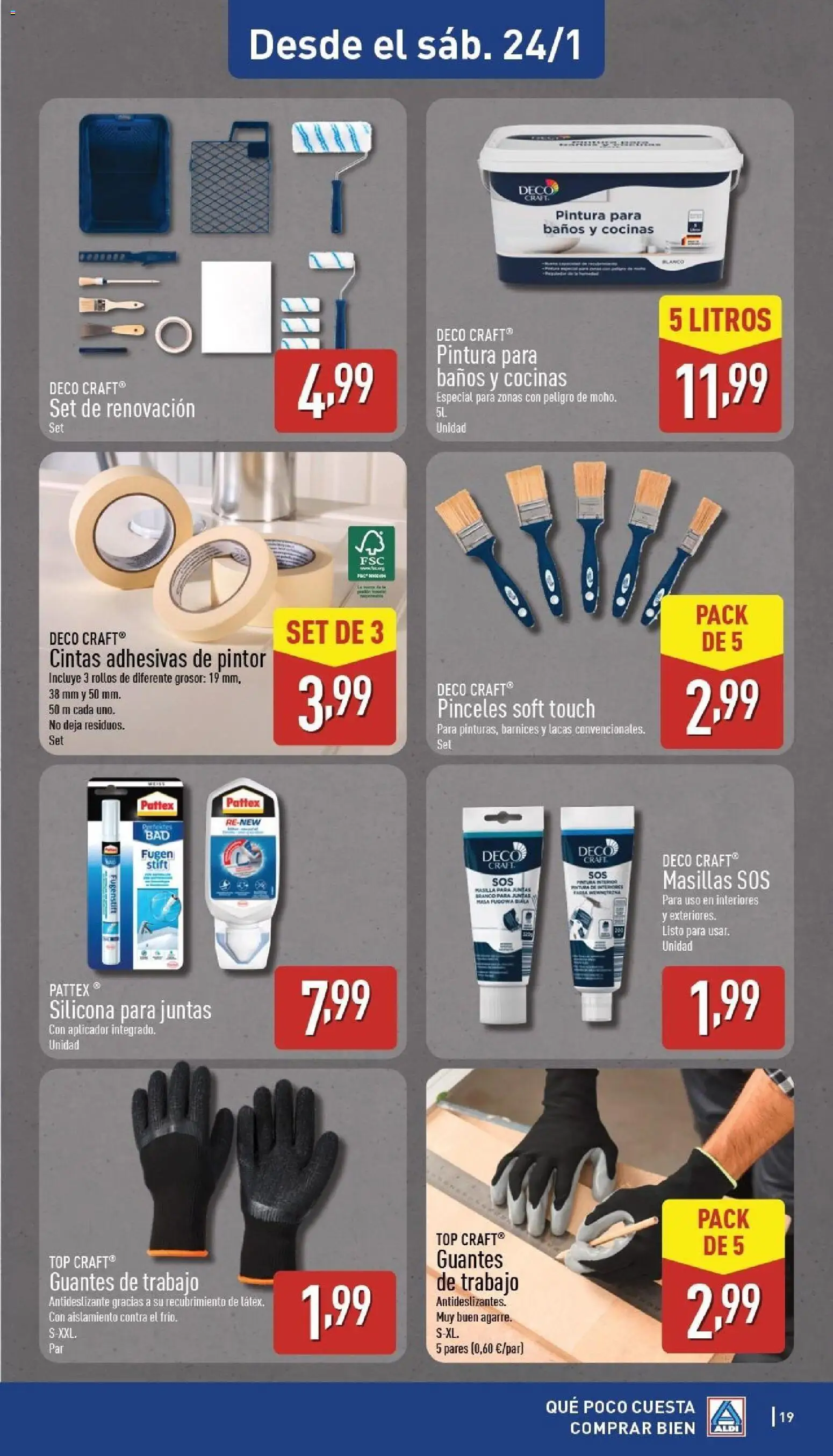 Aldi folleto Península │ válido desde el 19.01.2026 | Página: 19 | Productos: Guantes
