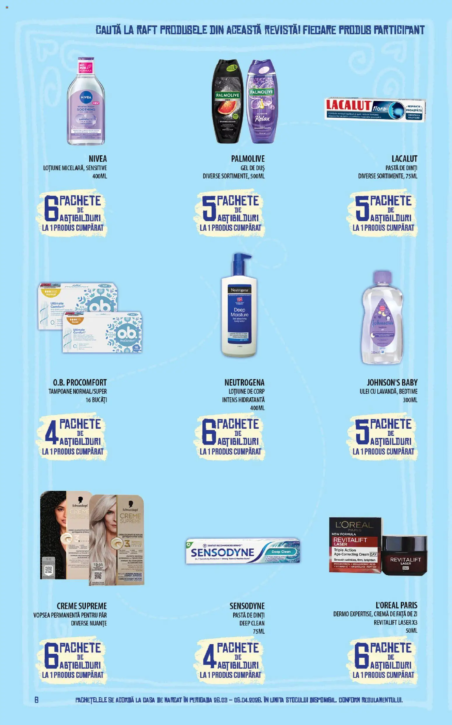 Noul catalog Mega Image – valabil de la 26.03.2026 | Pagină: 6 | Produse: Pomelo, Vopsea, Cremă, Ulei