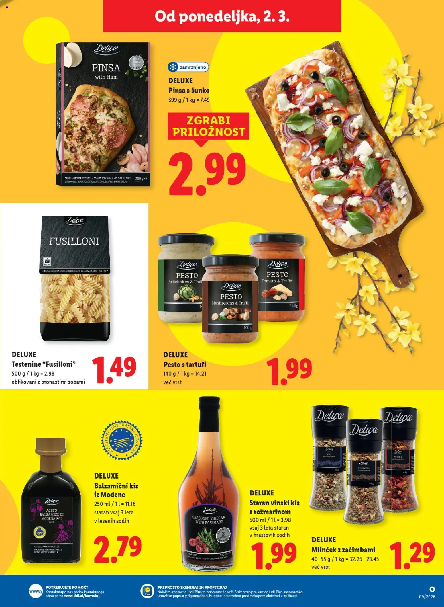 Novi Lidl katalog ponudbe – veljaven od 26.02.2026 | Stran: 47 | Izdelki: Kis, Pesto, Testenine