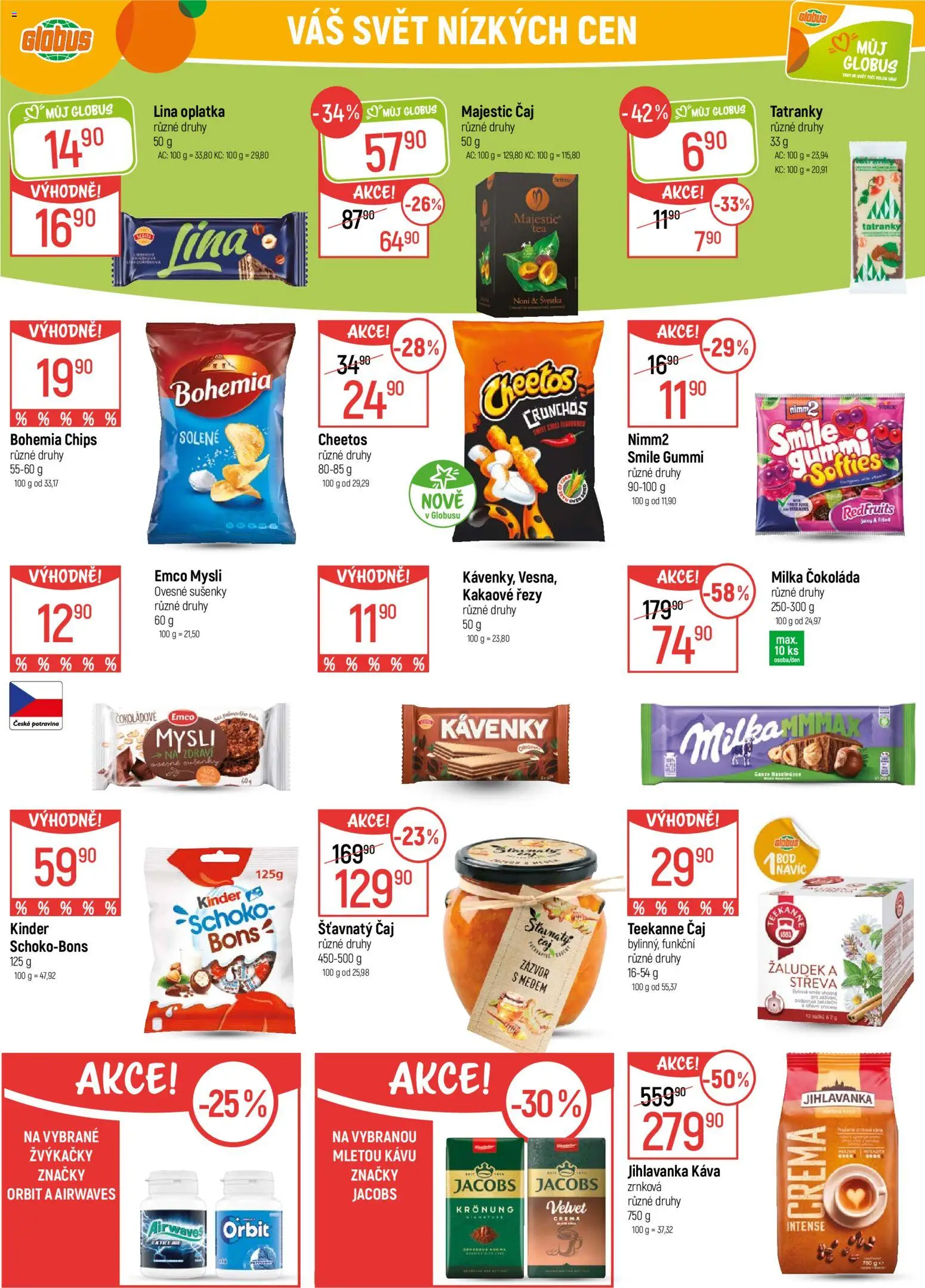 Globus leták - Plzeň od 18.03.2026 | Strana: 31 | Produkty: Globus, Cheetos, Jacobs, Sušenky