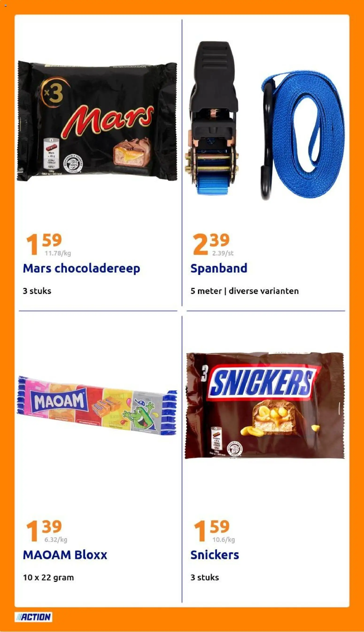 {H1} | Pagina: 20 | Producten: Chocoladereep, Mars, Snickers