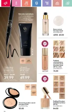 Oriflame Katalog 12 2025 od 17.08.2025 | Strona: 56 | Produkty: Puder, Krem CC, Krem