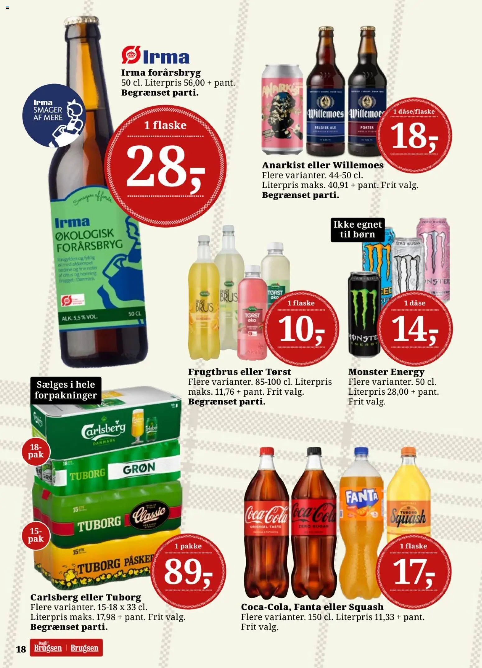Dagli'Brugsen tilbudsavis – gyldig fra 13.03.2026 | Side: 19 | Produkter: Coca Cola, Fanta, Cola, Honning