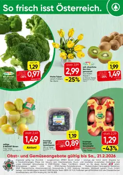Spar Obst und Gemüse - Salzburg  ab 16.02.2026 gültig