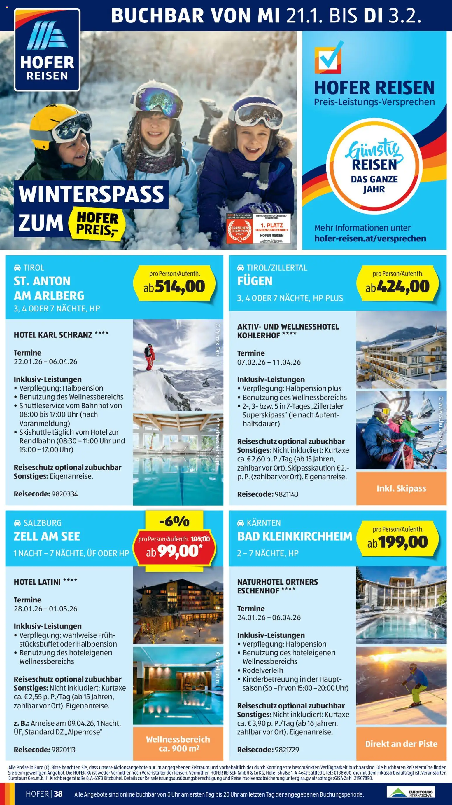 Hofer AT akciós ujság - amely érvényes a következő dátumtól: 23.01.2026 | Oldal: 42 | Termékek: Só