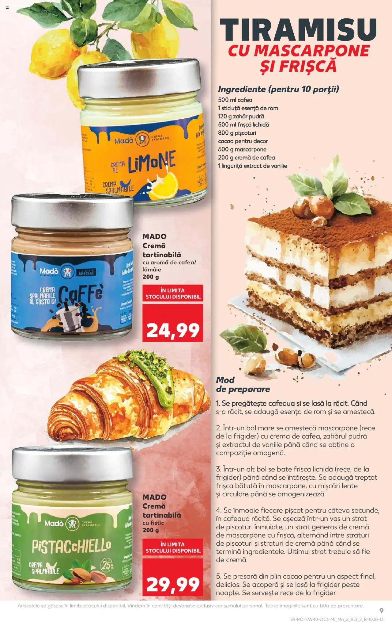 Noul catalog Kaufland – valabil de la 01.10.2025 | Pagină: 9 | Produse: Pudră, Pește, Cacao, Lămâie