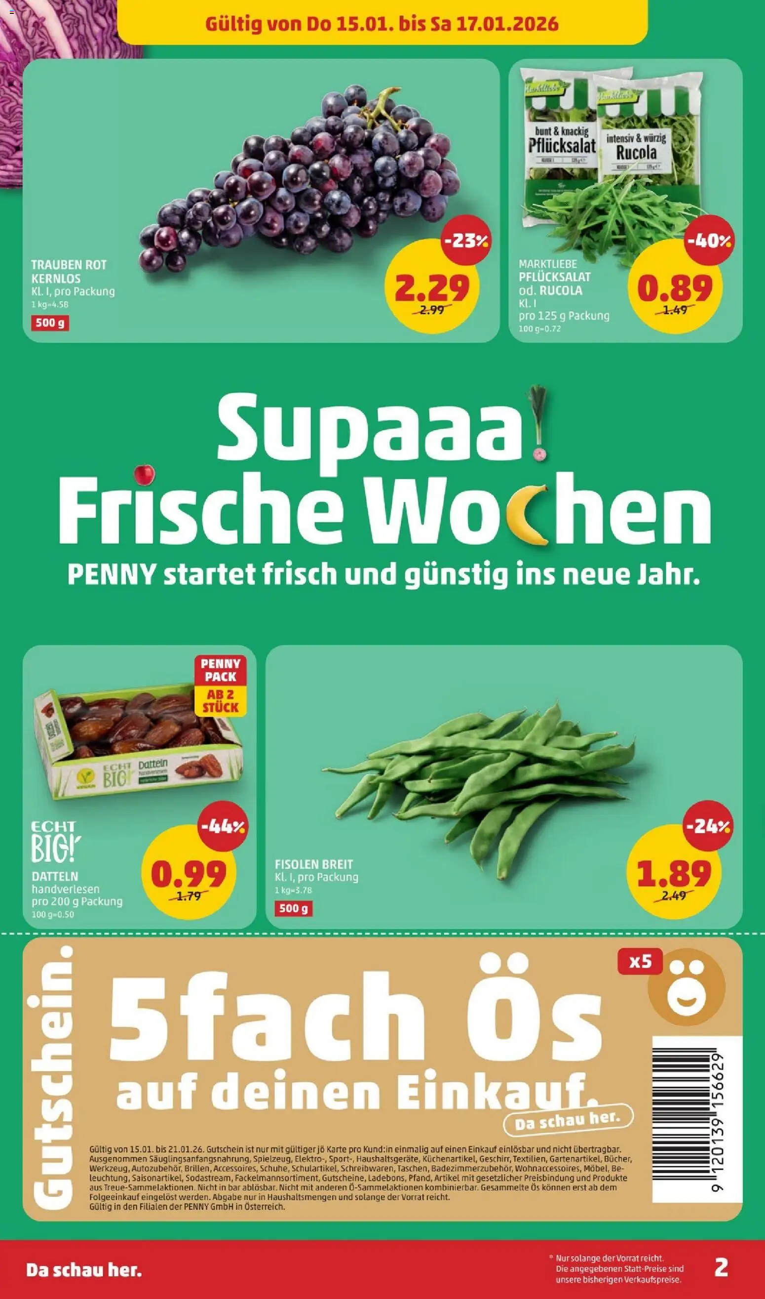 Penny Markt Flugblatt gültig ab 15.01.2026 | Seite: 2