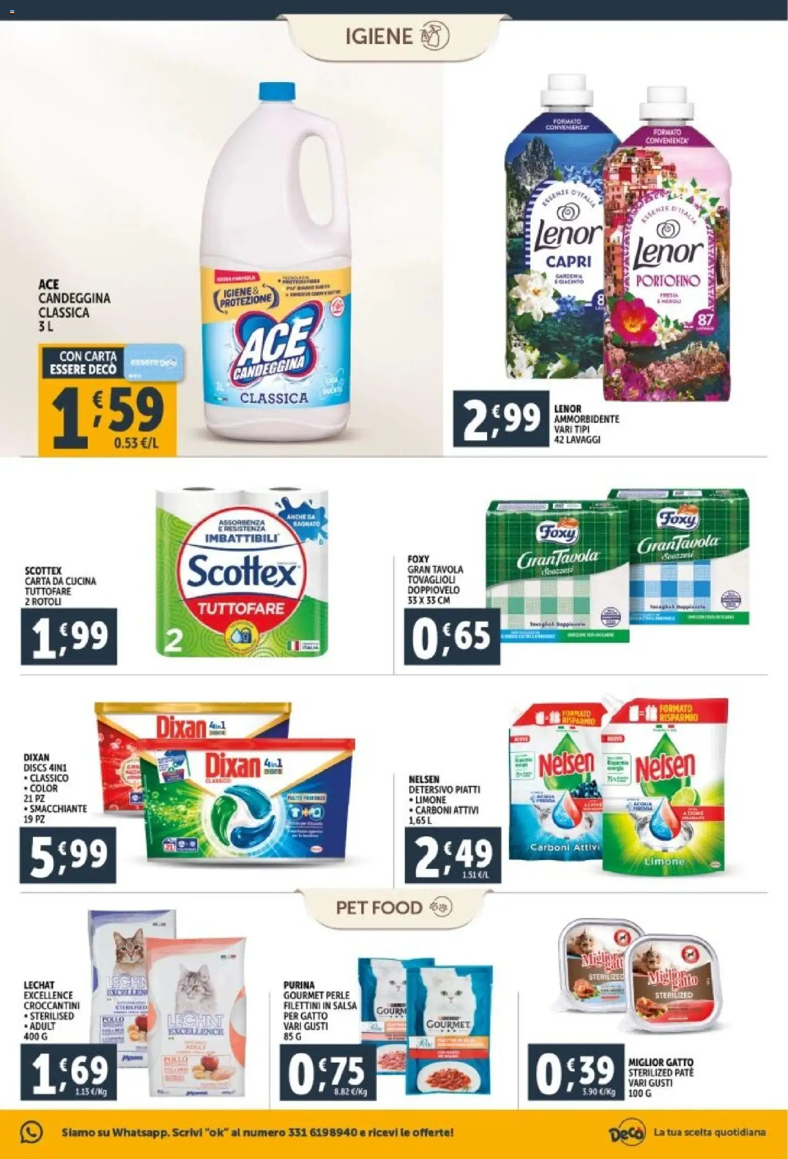 Volantino Decò del 29.12.2025 | Pagina: 21 | Prodotti: Paté, Ammorbidente, Salsa, Limone