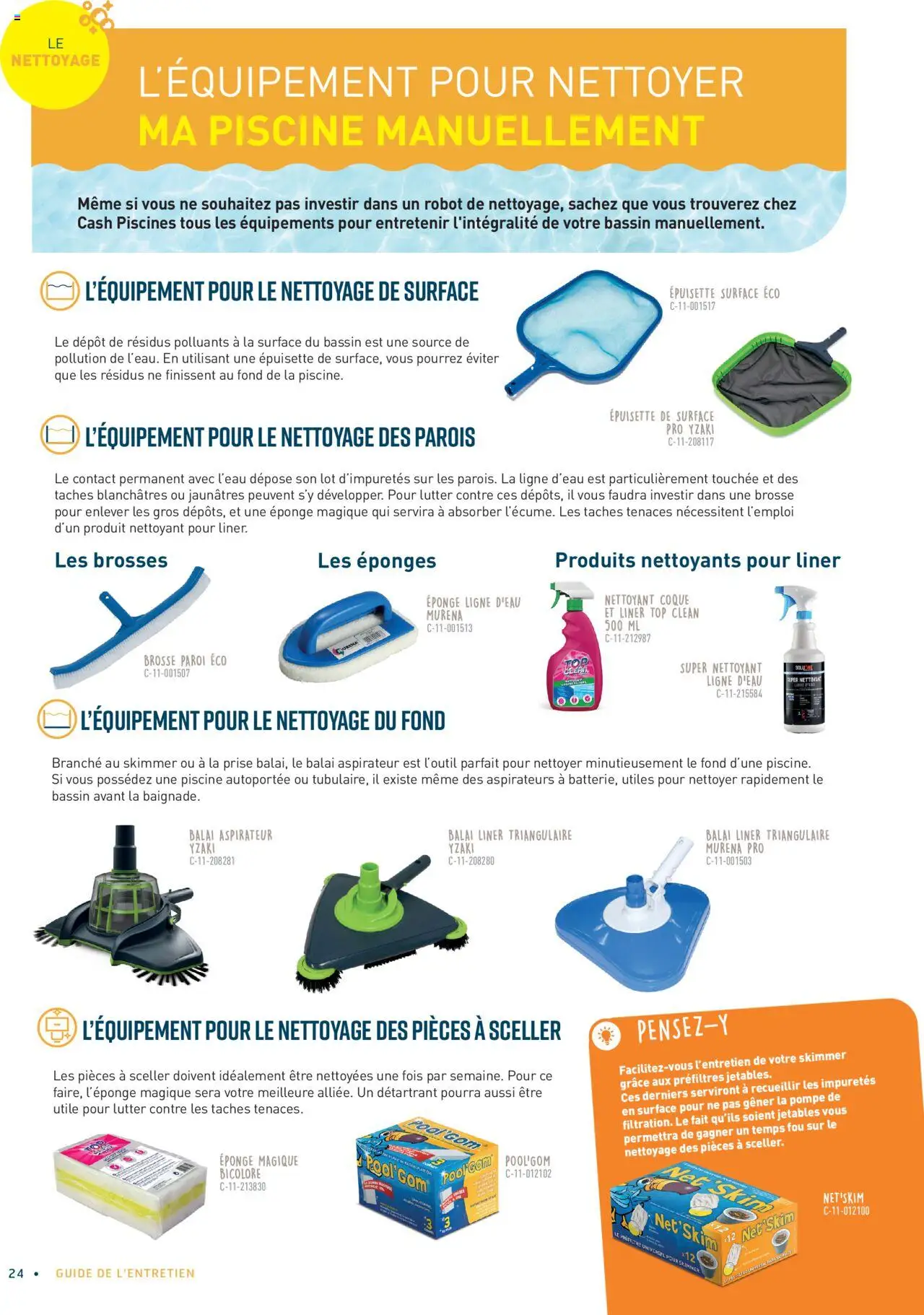 {H1} | Page: 24 | Produits: Aspirateur, Eponge, Brosse, Aspirateur balai