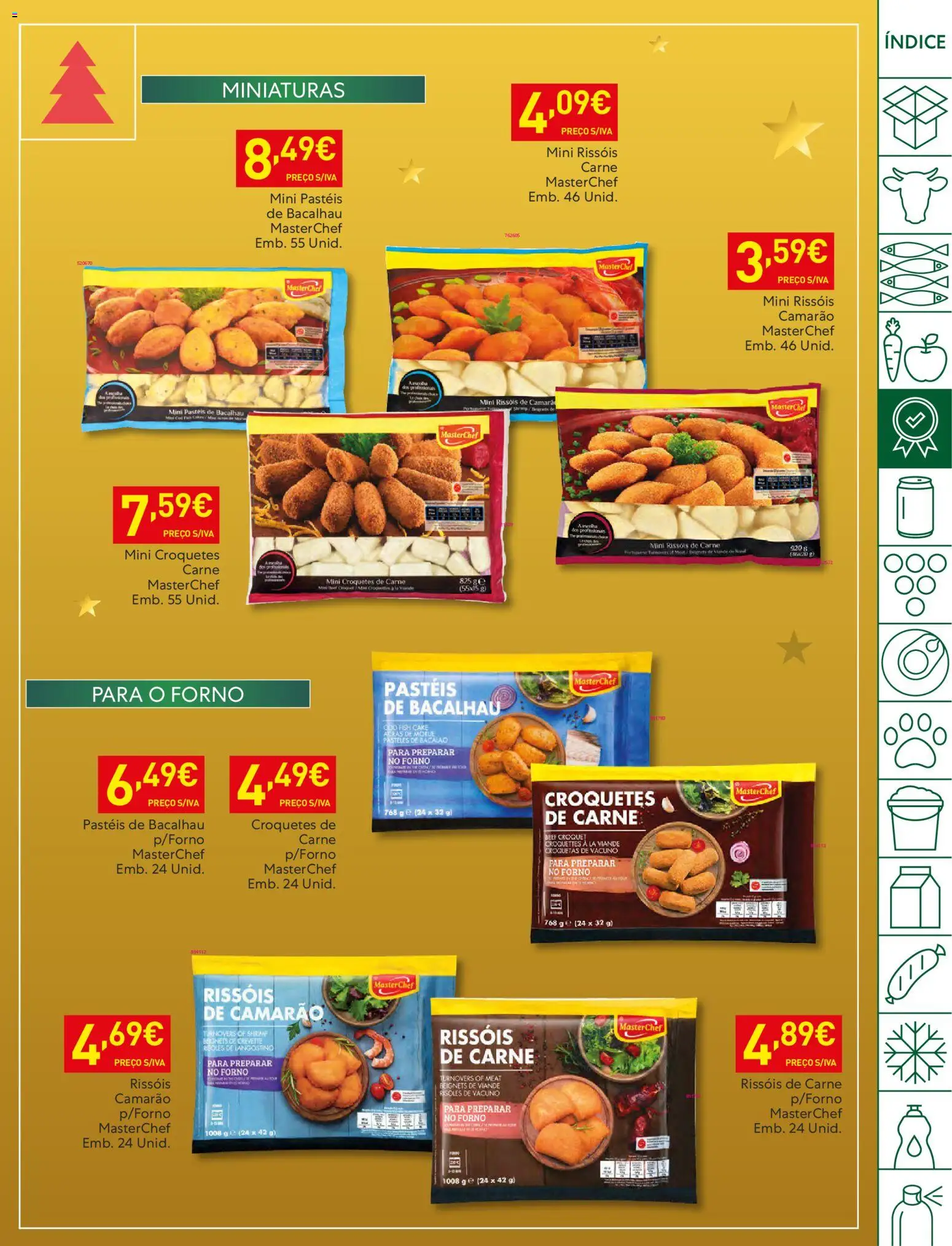 Recheio folheto │ válido de 23.12.2025 | Página: 13 | Produtos: Bacalhau, O forno, Camarão, Carne