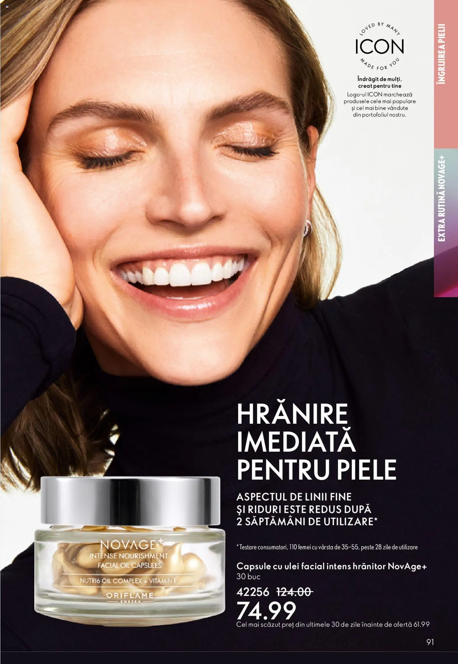 Noul catalog Oriflame – valabil de la 27.05.2026 | Pagină: 91 | Produse: Capsule cu ulei, Ulei, Pește