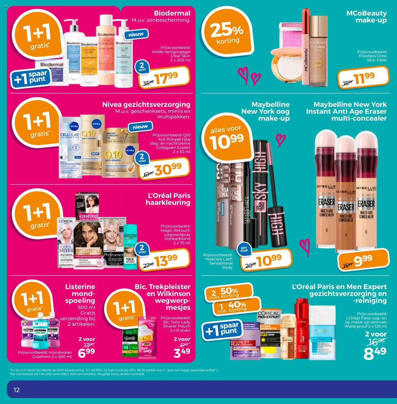 {H1} | Pagina: 12 | Producten: Mondwater, Kan, Concealer, Mascara