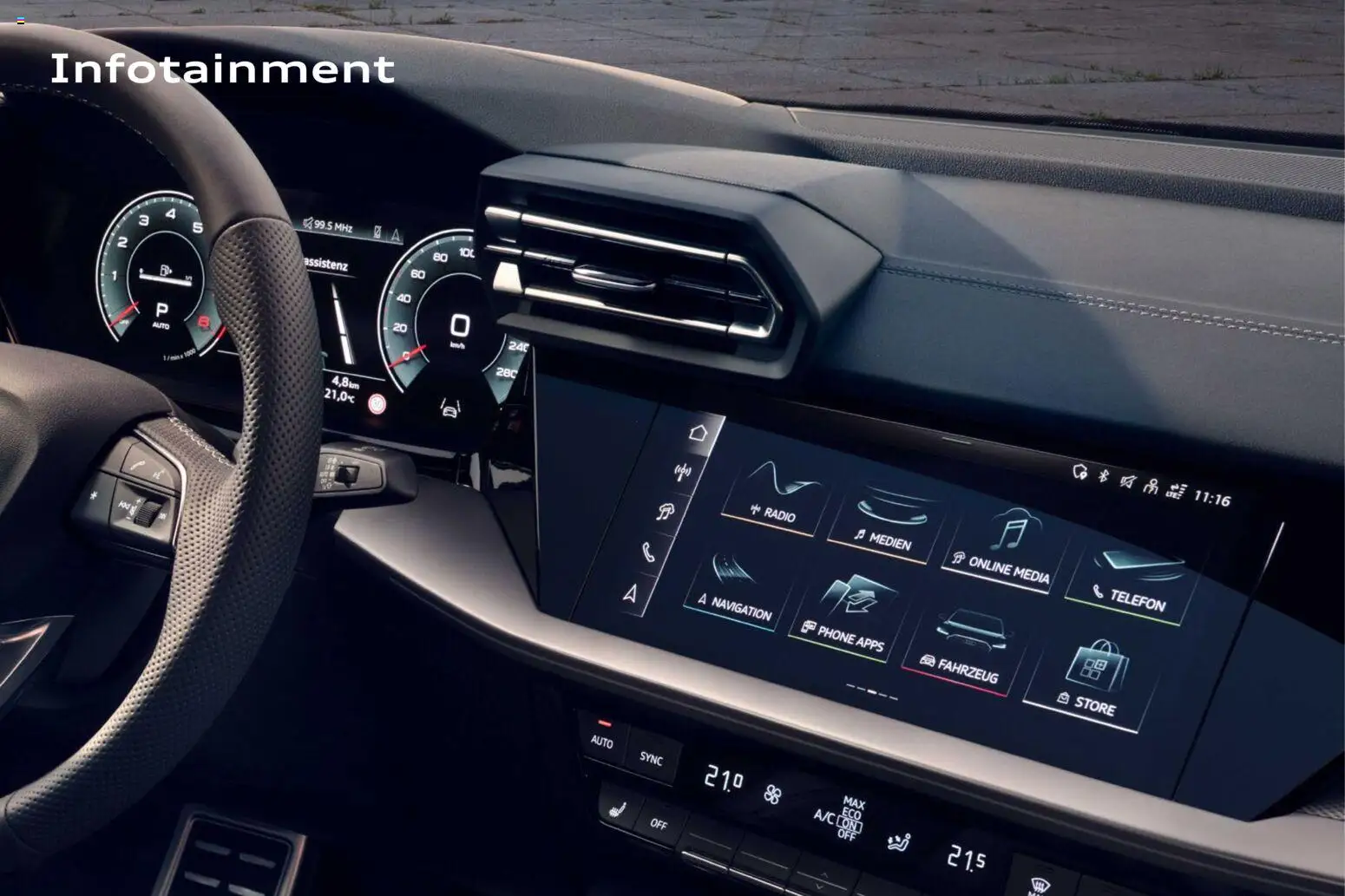 Audi A3 – gültig ab 28.10.2025 | Seite: 102 | Produkte: Navigation, Telefon, Radio