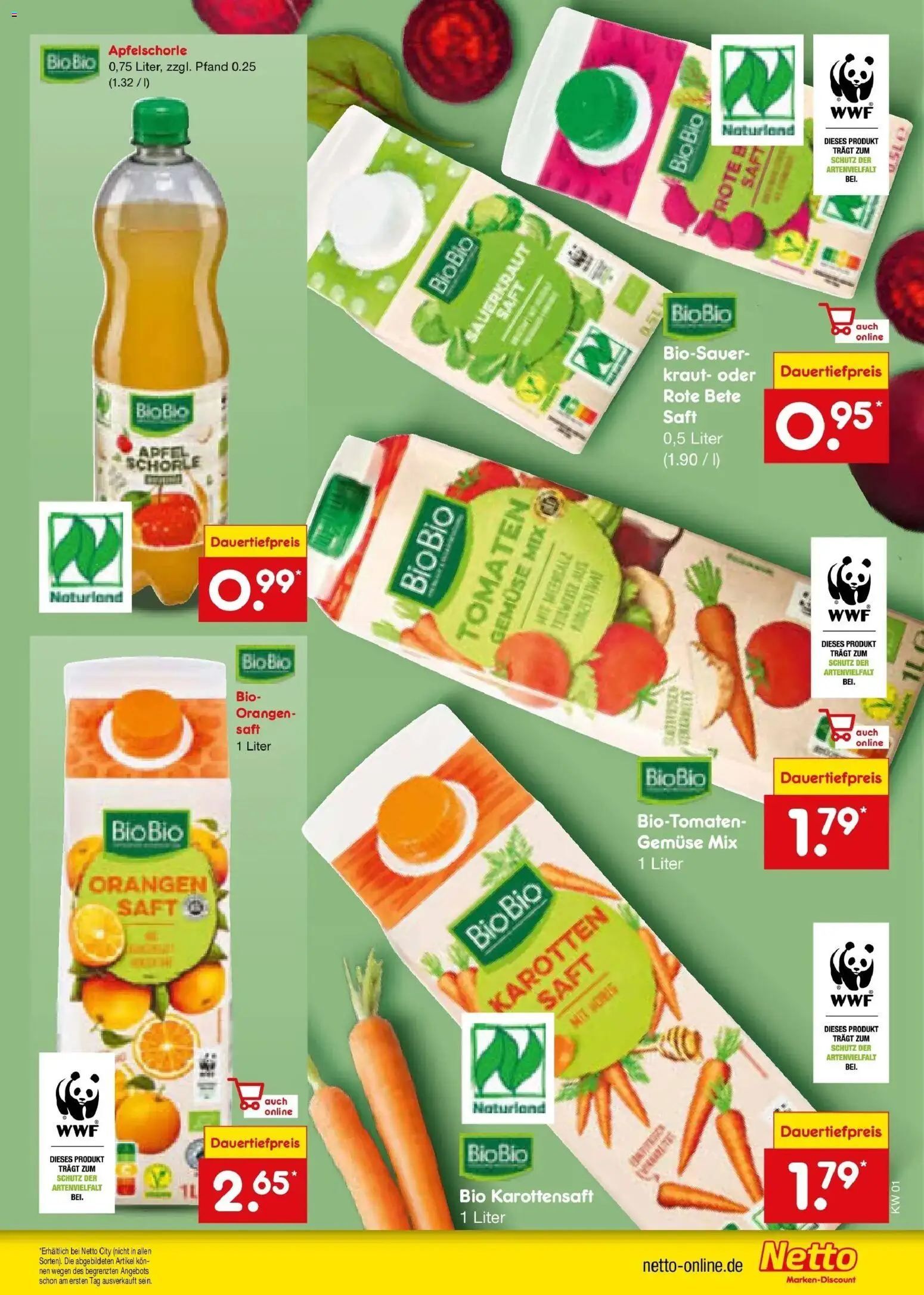 Netto Marken-Discount prospekt Bonn	 – gültig ab 28.12.2025 | Seite: 53 | Produkte: Orangen, Tomaten, Kraut, Saft