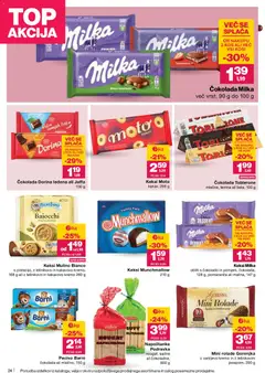 Mercator katalog akcije – veljaven od 26.03.2026 | Stran: 24 | Izdelki: Napolitanke, Keksi, Kos, Cokolada