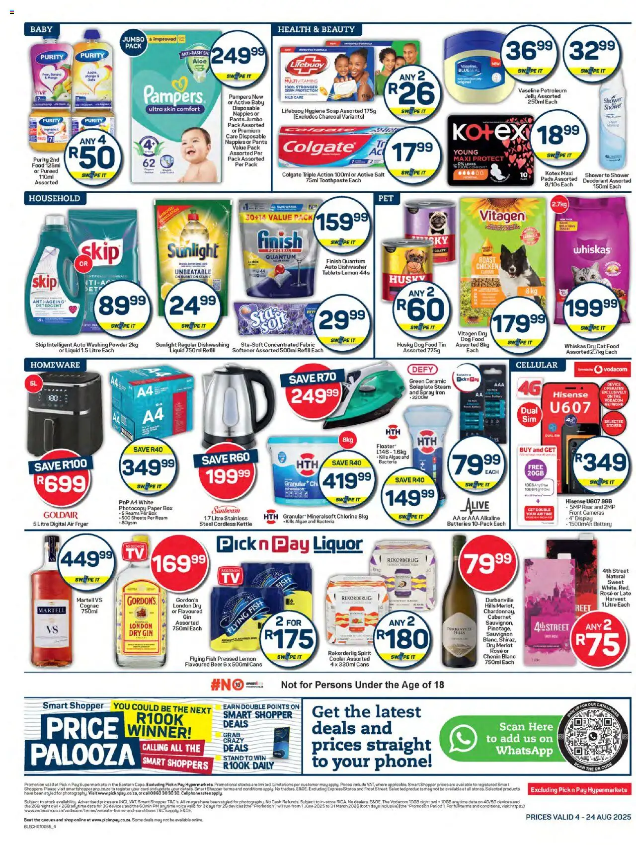 Pick n Pay Eastern Cape - Specials │ valid from 04.08.2025 | Page: 4 | Products: Box, Multivitamins, Soap, Fabric softener