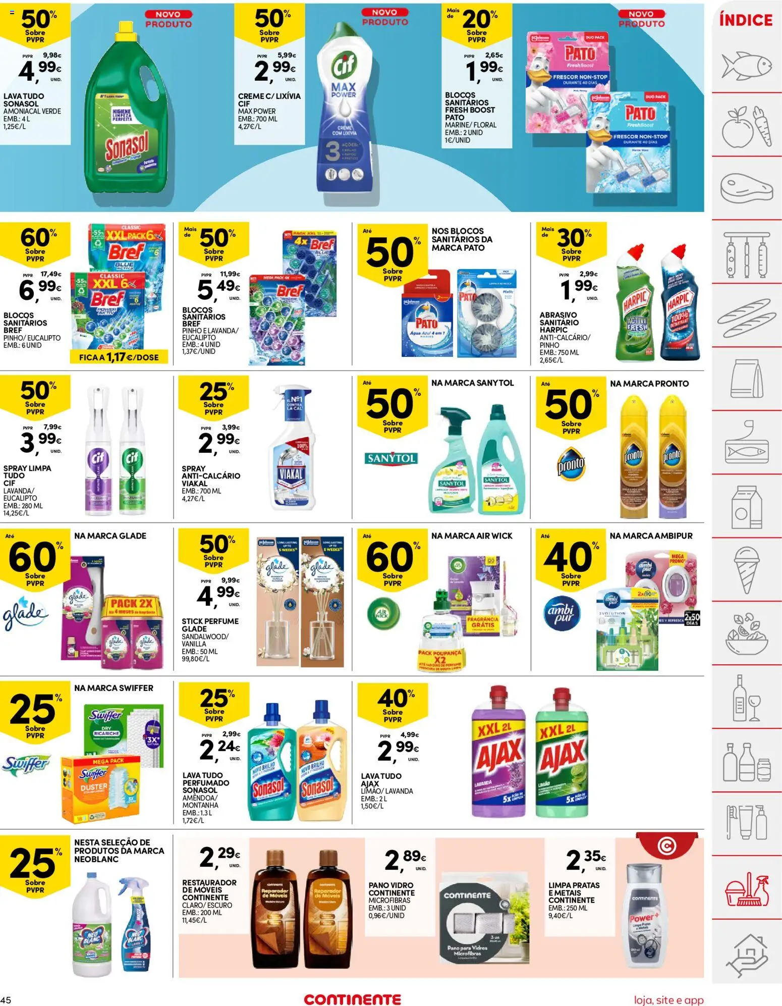 Continente folheto │ válido de 21.04.2026 | Página: 45 | Produtos: Agua, Perfume, Fragrância, Creme