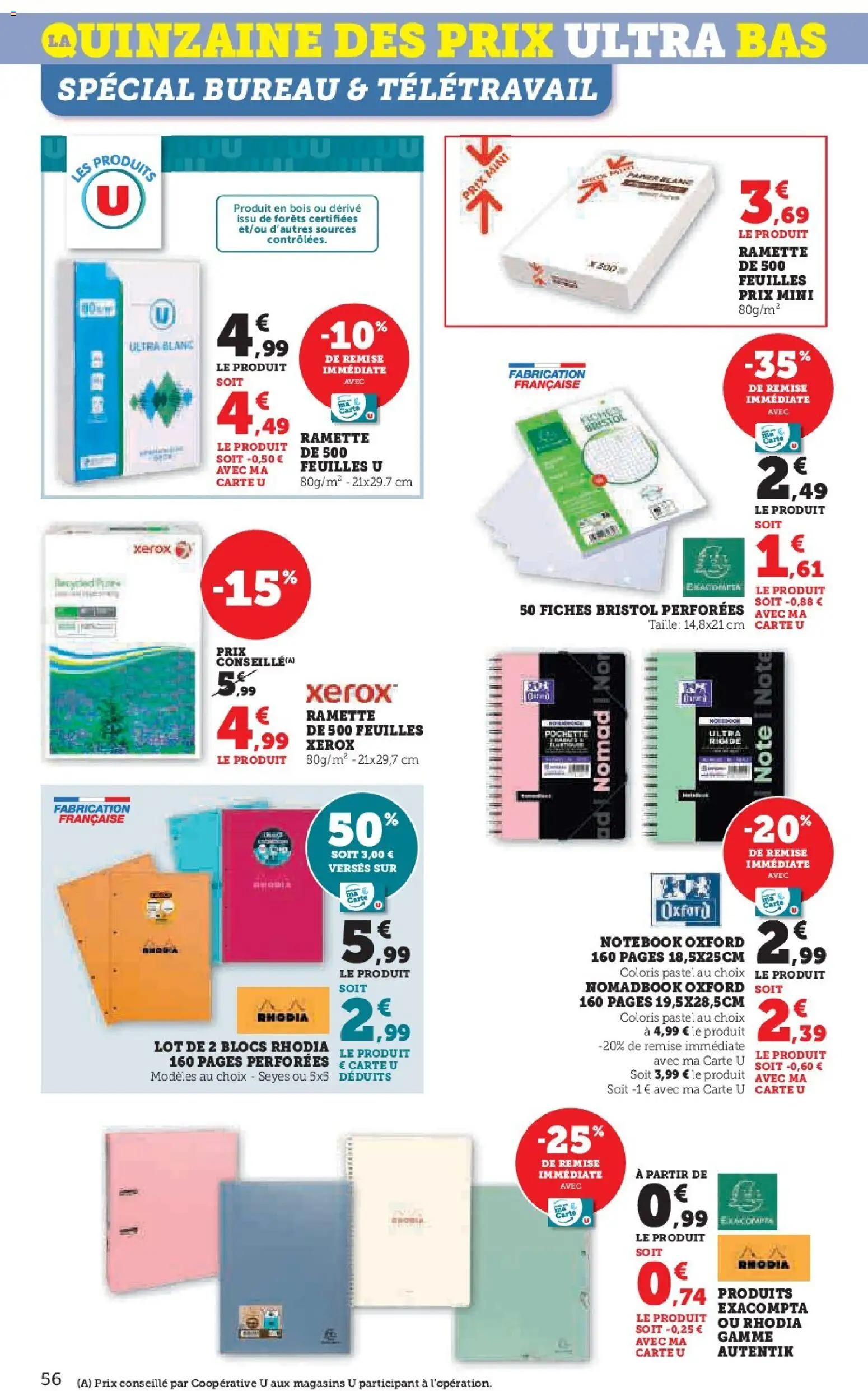 {H1} | Page: 56 | Produits: Bureau, Notebook