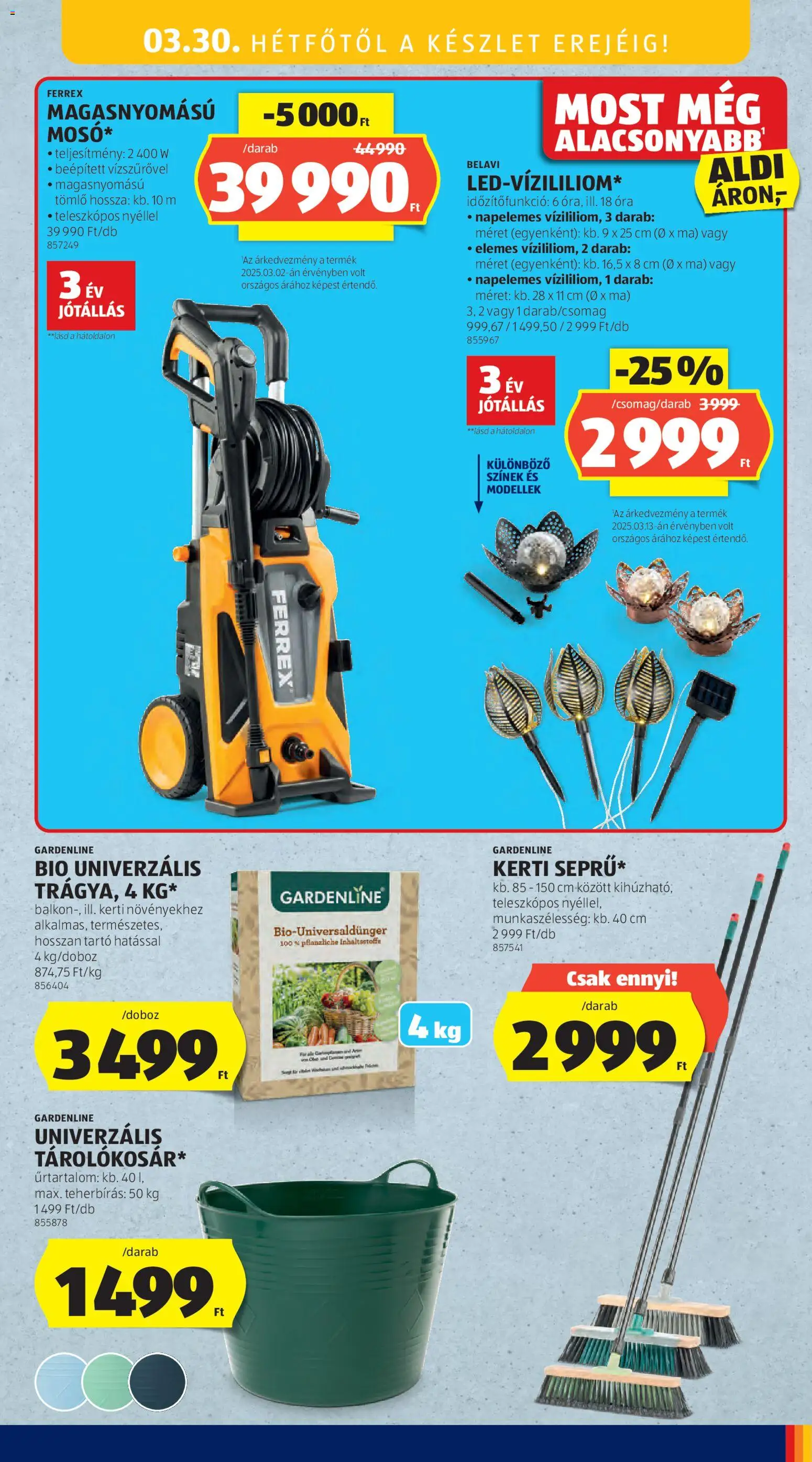 Aldi akciós ujság - amely érvényes a következő dátumtól: 26.03.2026 | Oldal: 23